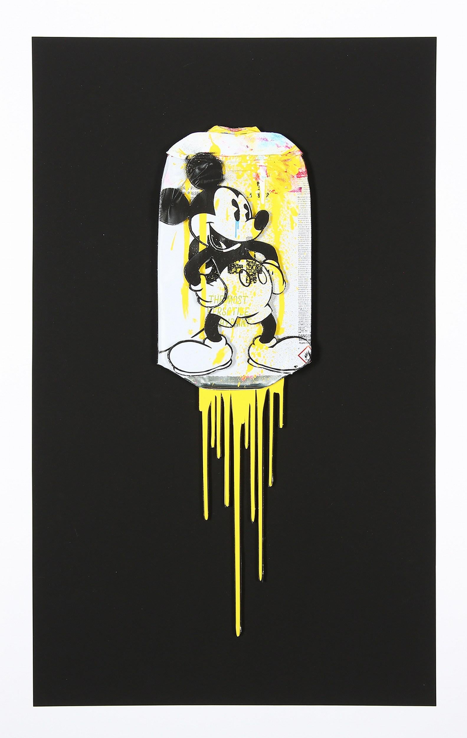 Mickey Montana (Yellow) (Pop Art, Street Art, Disney)