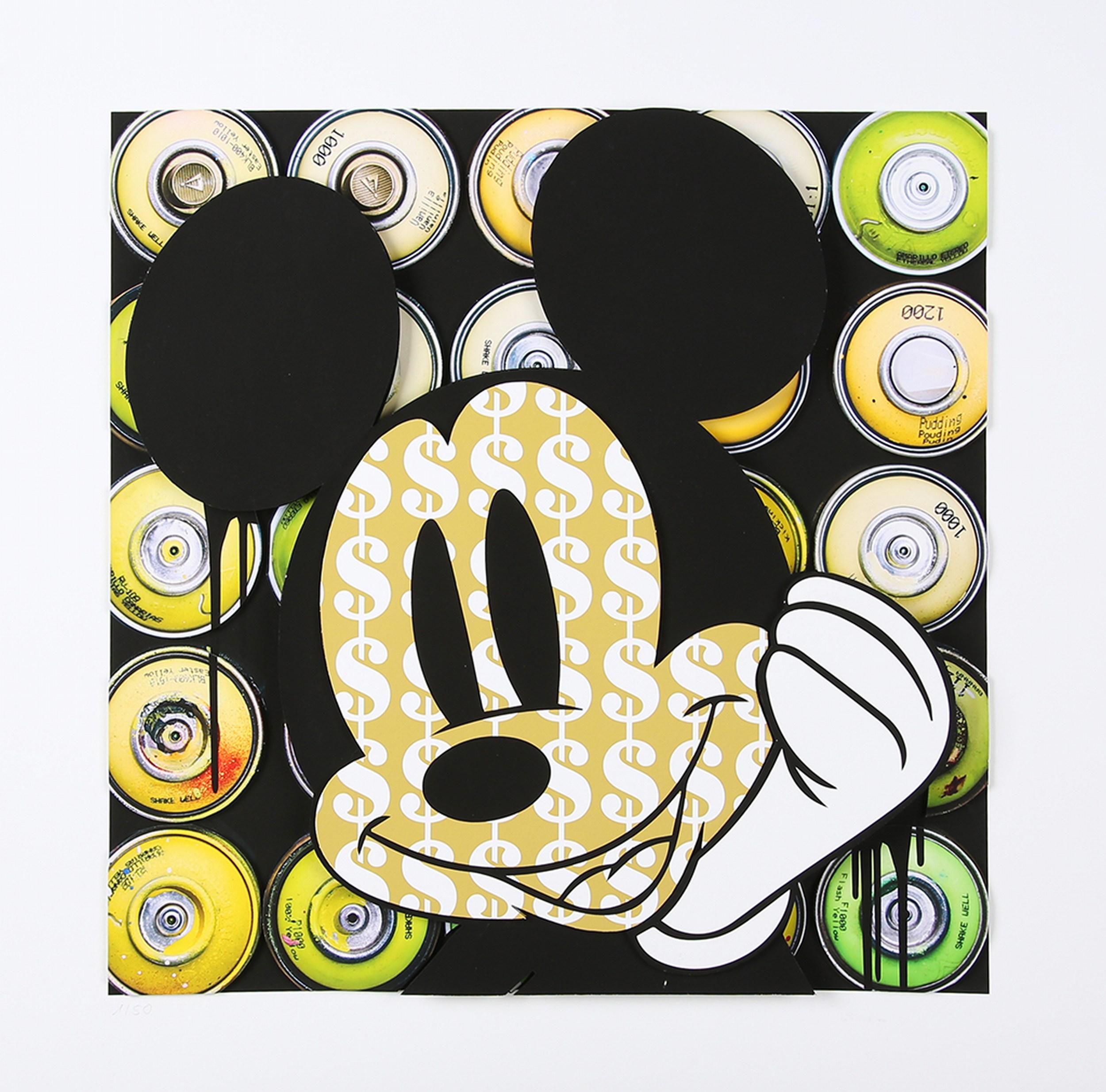 Ben Allen Figurative Print - Mickey (Pop Art, Street Art, Urban Art, Disney)