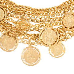 ben-amun 24K Gold-Plated Coin Bracelet
