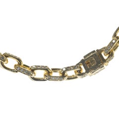 Ben Baller If & Co. 14 Karat Yellow Gold Pave Diamond Butterfly Necklace