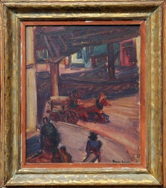 23rd and 2nd Ave painting by Ben Benn 1924