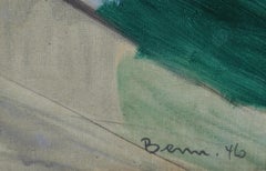 Boy with Doves, Modern Art Oil Painting by Ben Benn