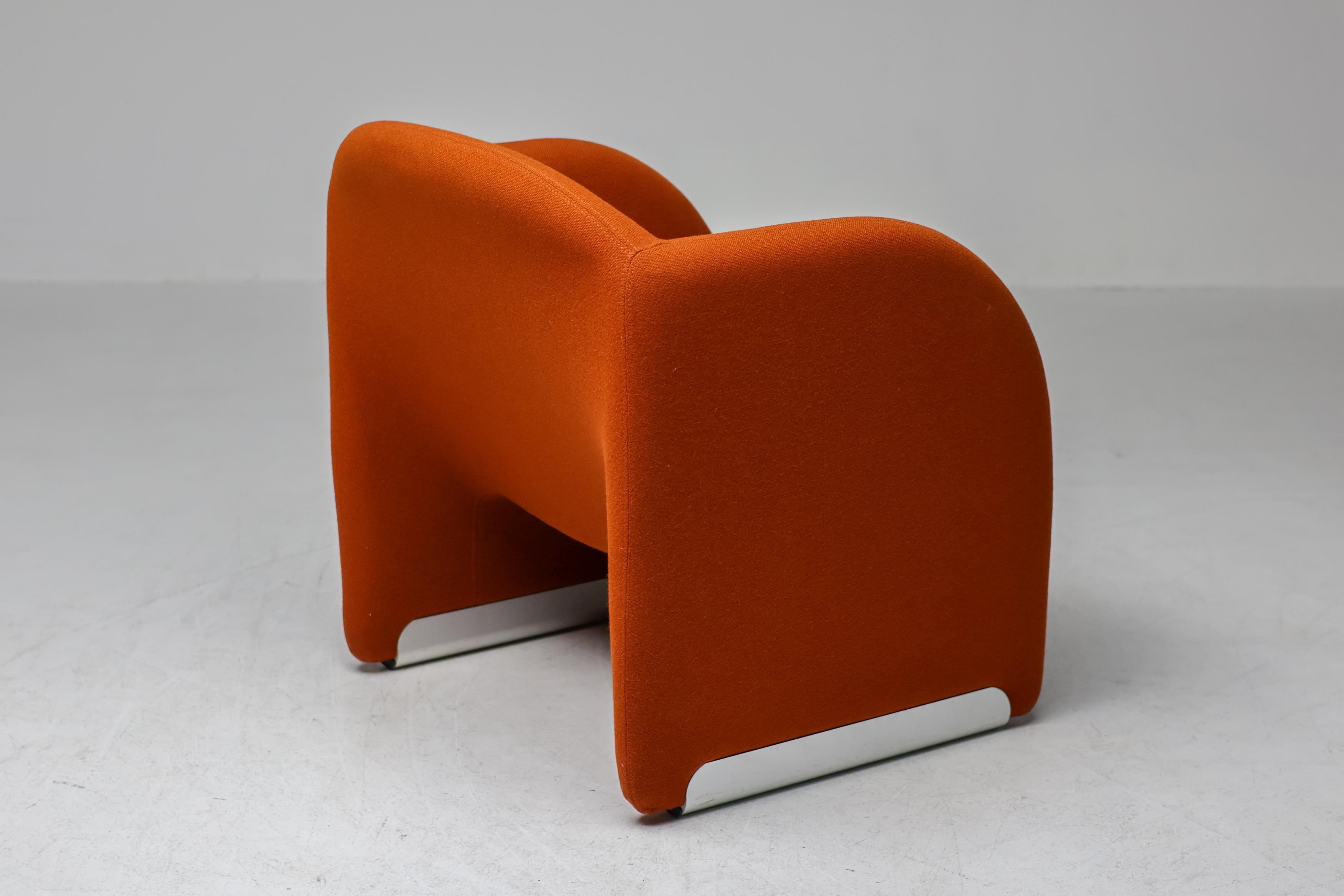 Alluminio Ben Chair by Pierre Paulin for Artifort in vendita
