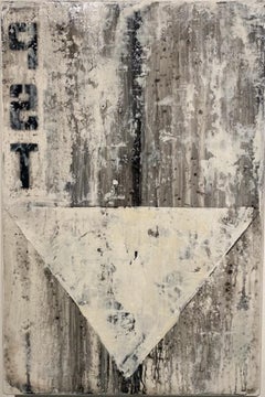 "PST" Mixed media painting 36" x 24" inch by Ben Cope 