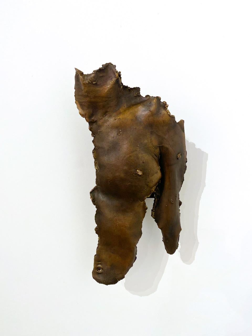 "Untitled (Fragmented Bust)" Bronze Sculpture 19.5" x 10" x 6" inch by Ben Cope 