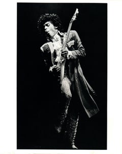 Prince Rocking Out With Guitar Vintage Original Photograph