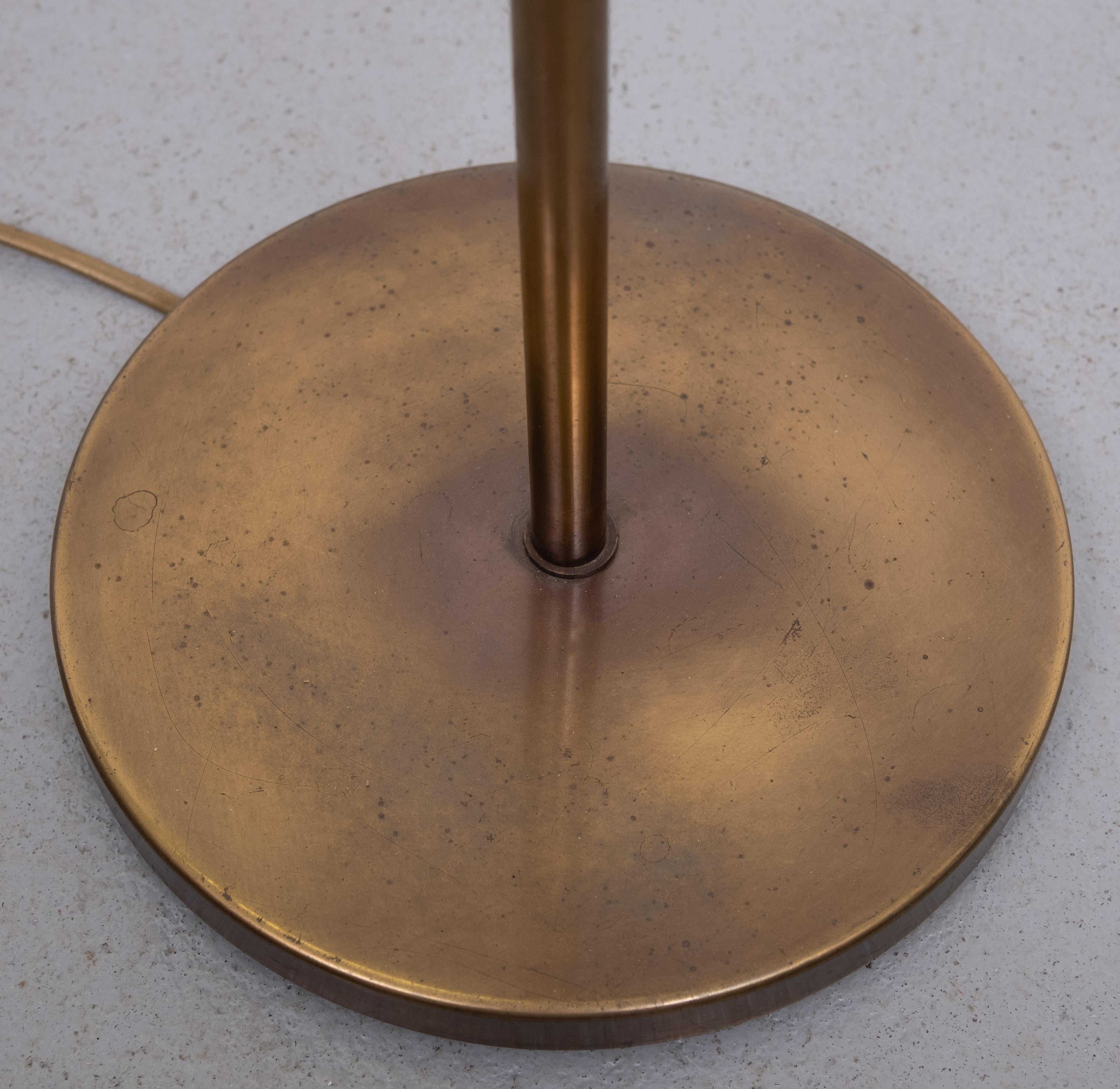 Ben Demmers adjustable  Bronze Halogen Floor lamp 1980s In Good Condition For Sale In Den Haag, NL