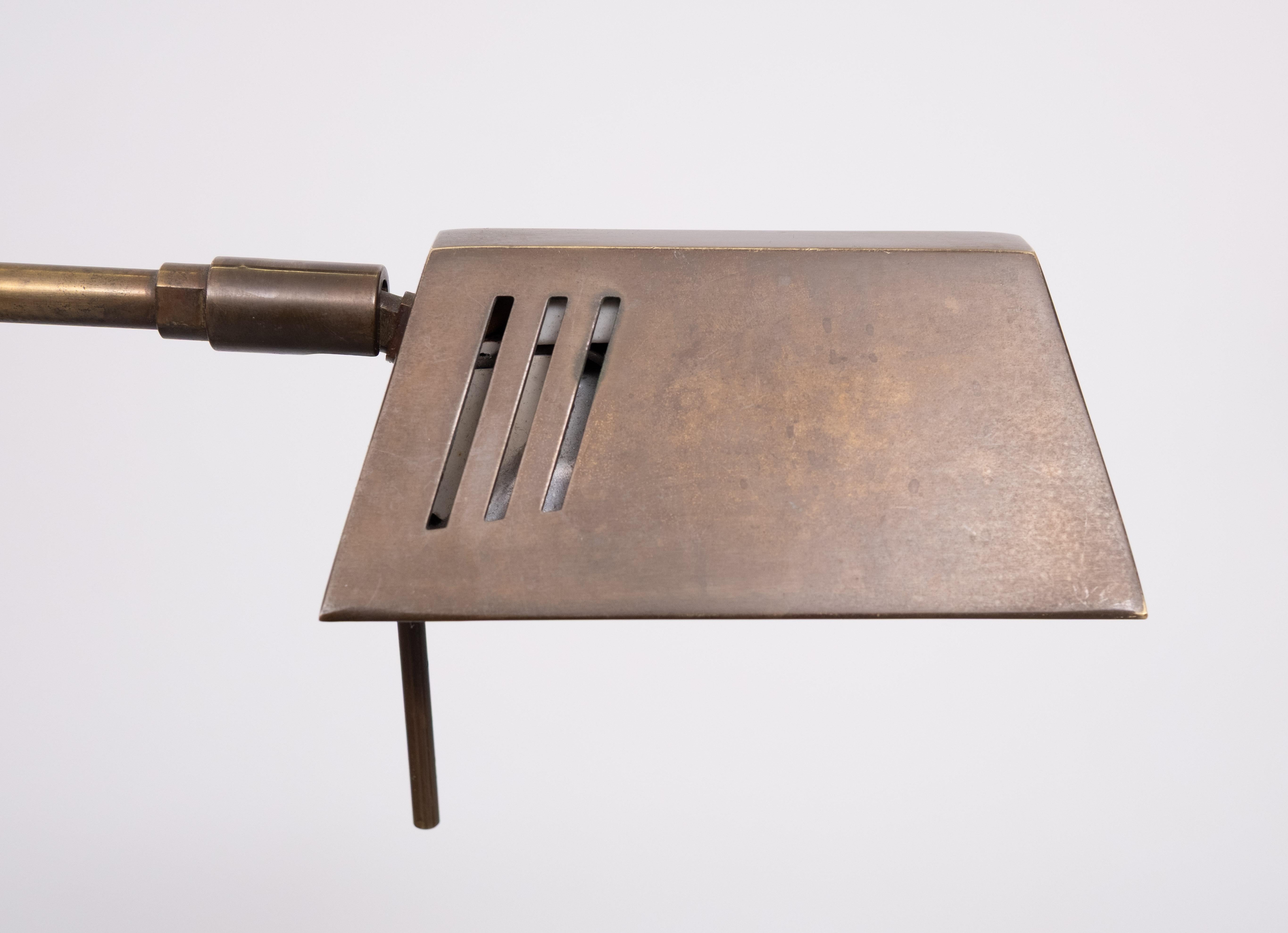 Ben Demmers Lámpara de pie halógena de bronce años 80 en venta 5