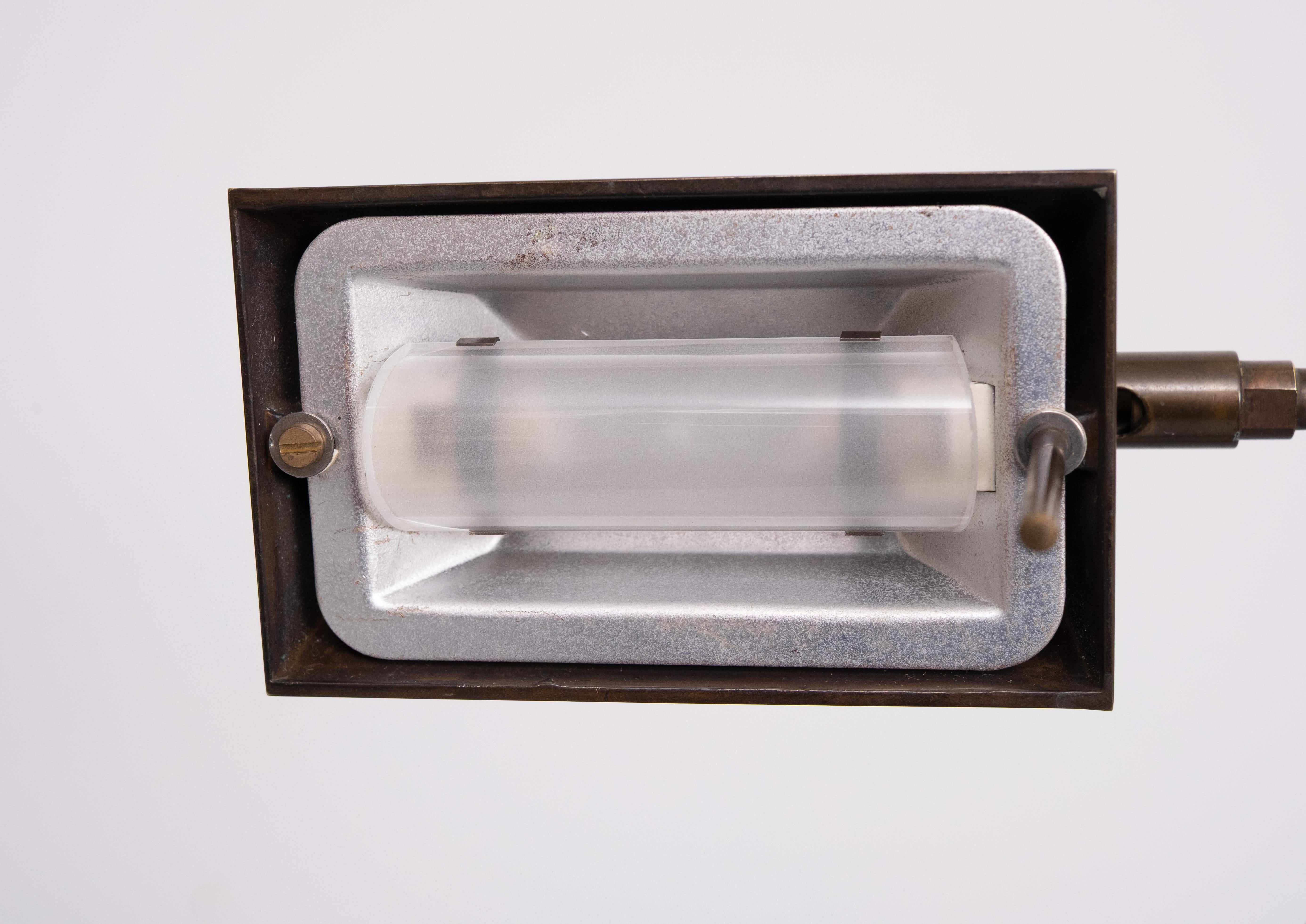 Ben Demmers Lámpara de pie halógena de bronce años 80 en venta 2