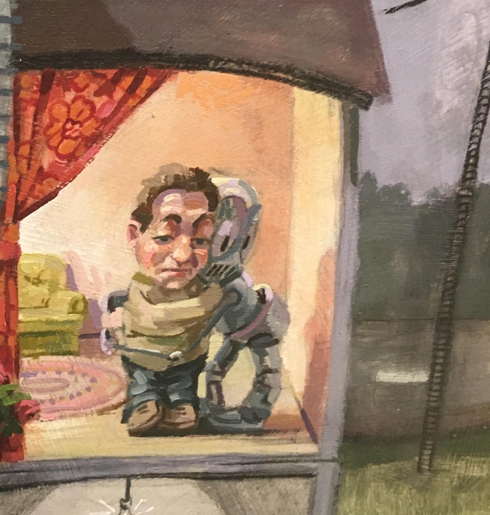 La propaganda del cuore - Painting di Benjamin Duke