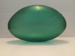 Masterpiece Contemporary Australian Blown and Carved Glass Sculpture Vase