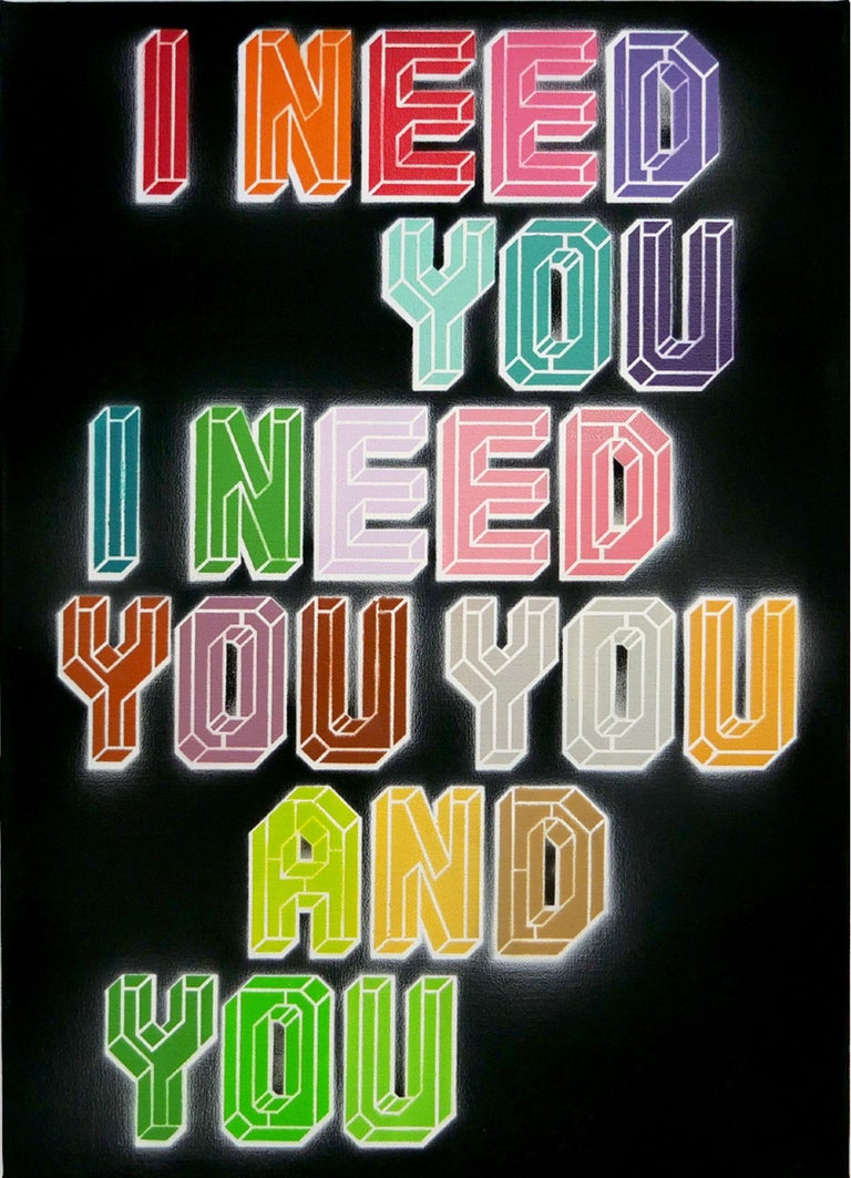 Ben Eine - I Need You For Sale at 1stDibs