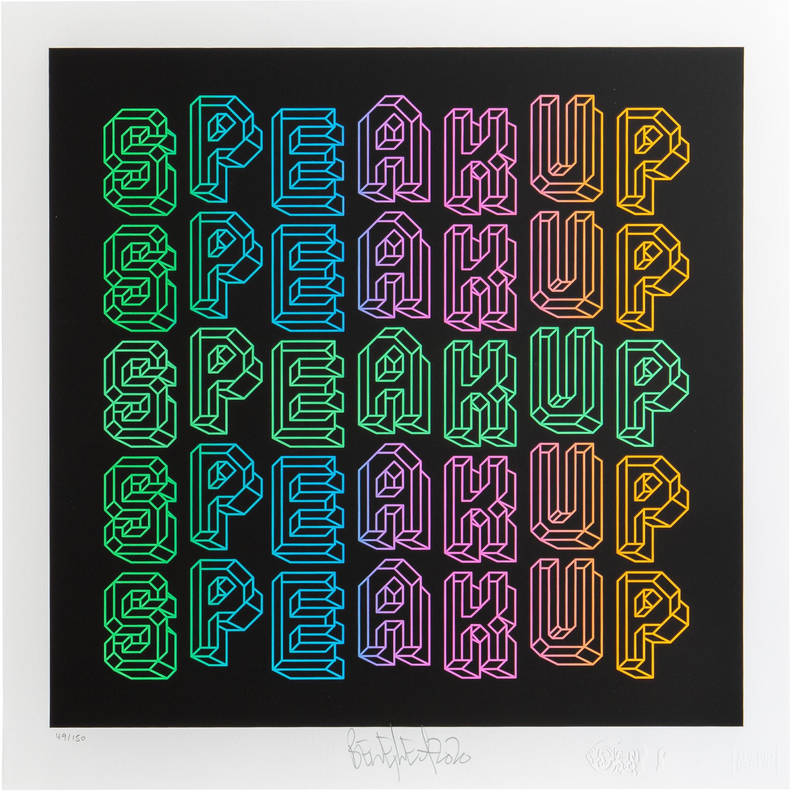 3 x Prints - Rise Up, Stand Up, Speak Up For Sale 3