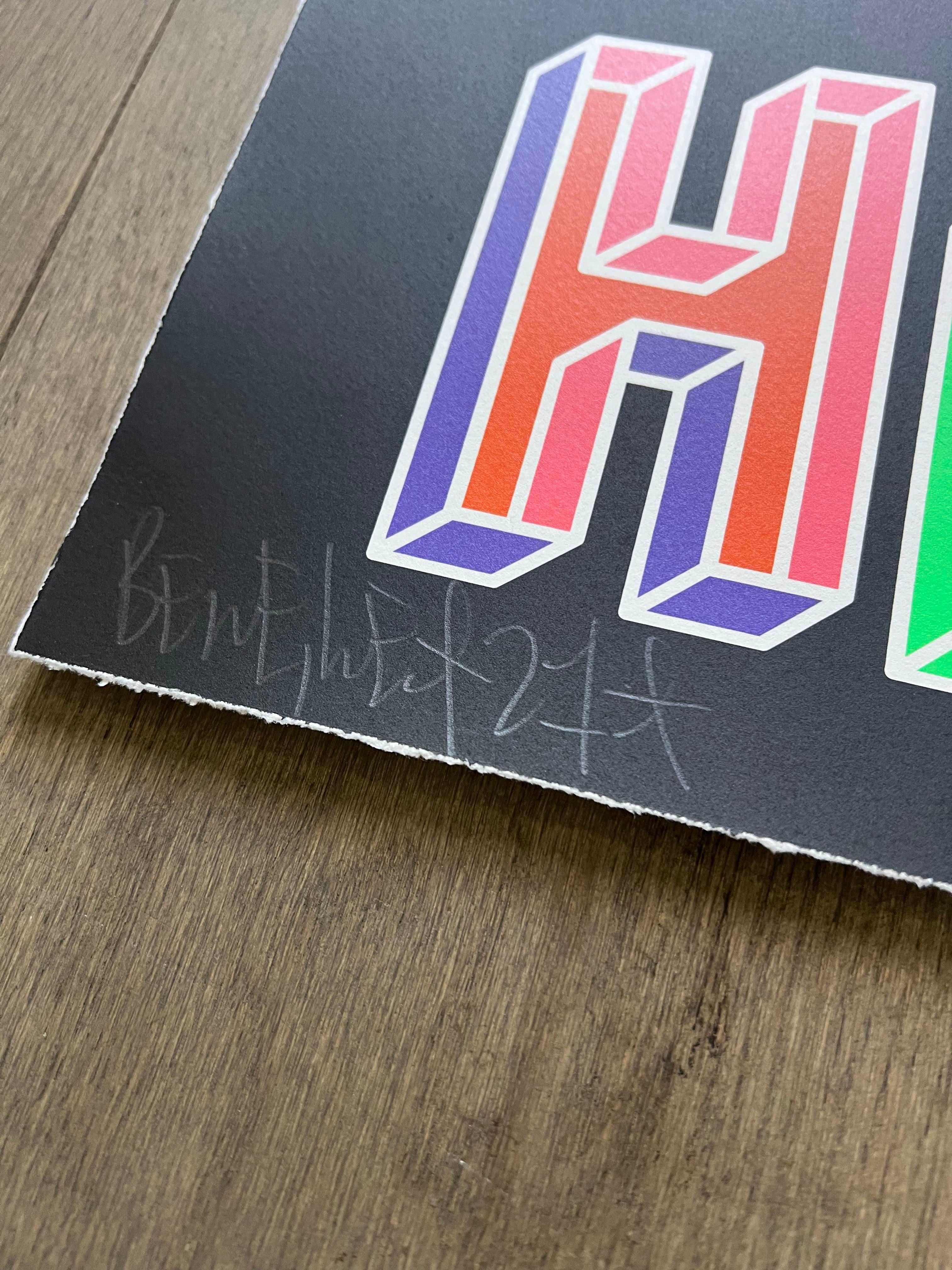 Ben Eine - I'm So Happy For Sale 1