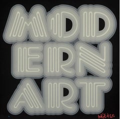 Ben Eine 'Modern Art' Signed, Limited Edition Print