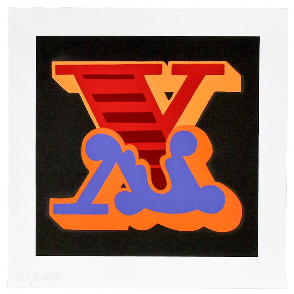 Lettre X (épreuve d'artiste, ensemble de 3 tirages) en vente 3