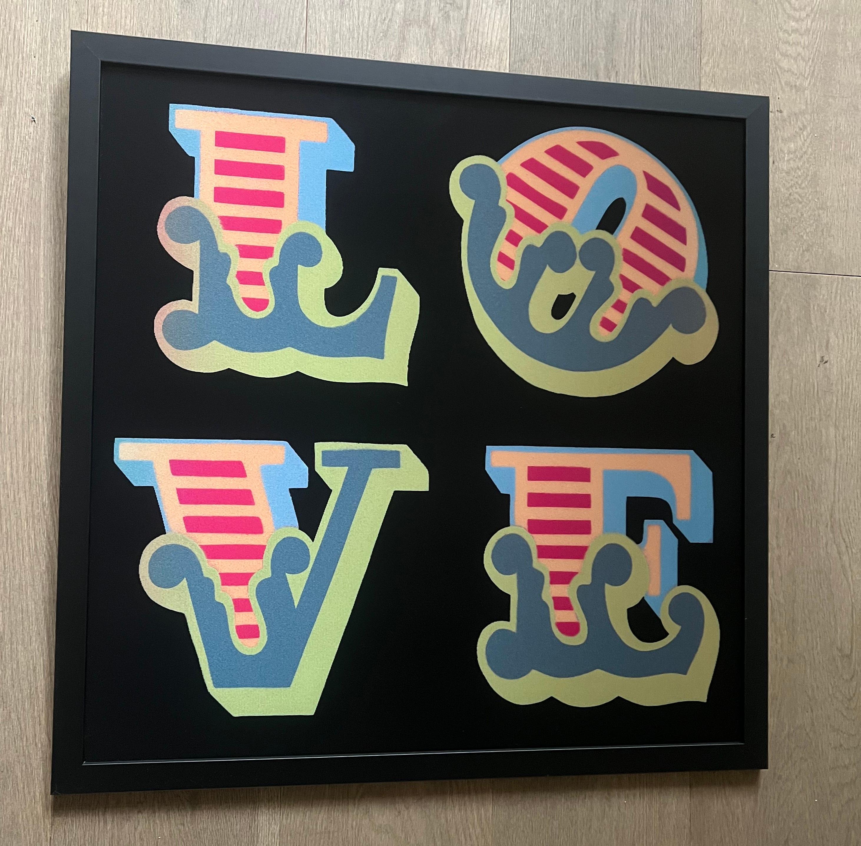 Ben Eine - Love Lenticular 4 For Sale 1