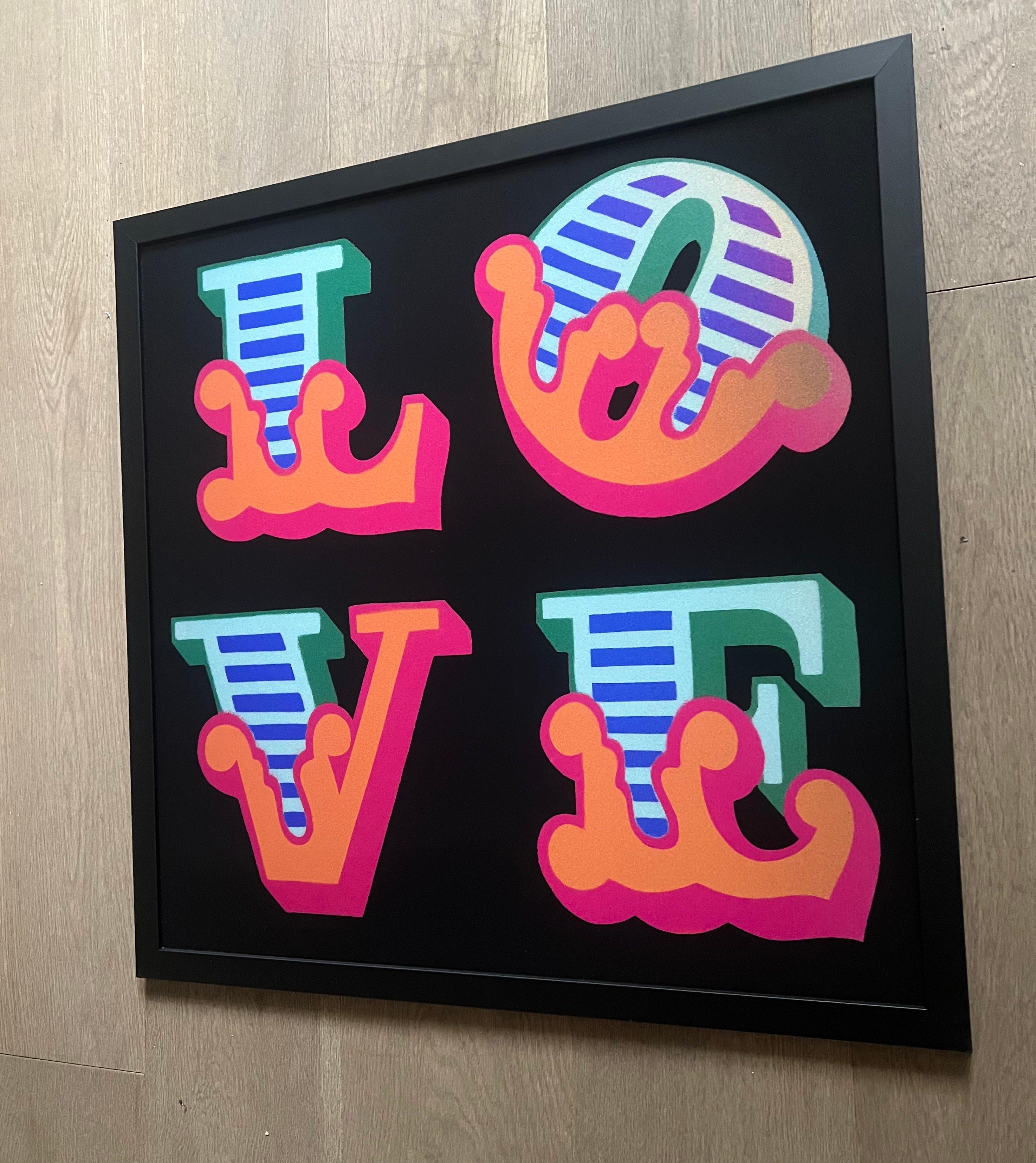 Ben Eine - Love Lenticular 4 For Sale 2