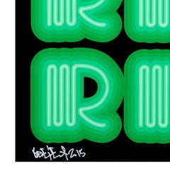 Riot (Greene & Greene) Sérigraphie signée à la main, 9 couleurs, AP 1/5, 2015