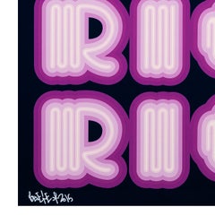 RIOT Screen Print, Hand Signed AP 1/5, Abstract, 33.5 x 29 Inches