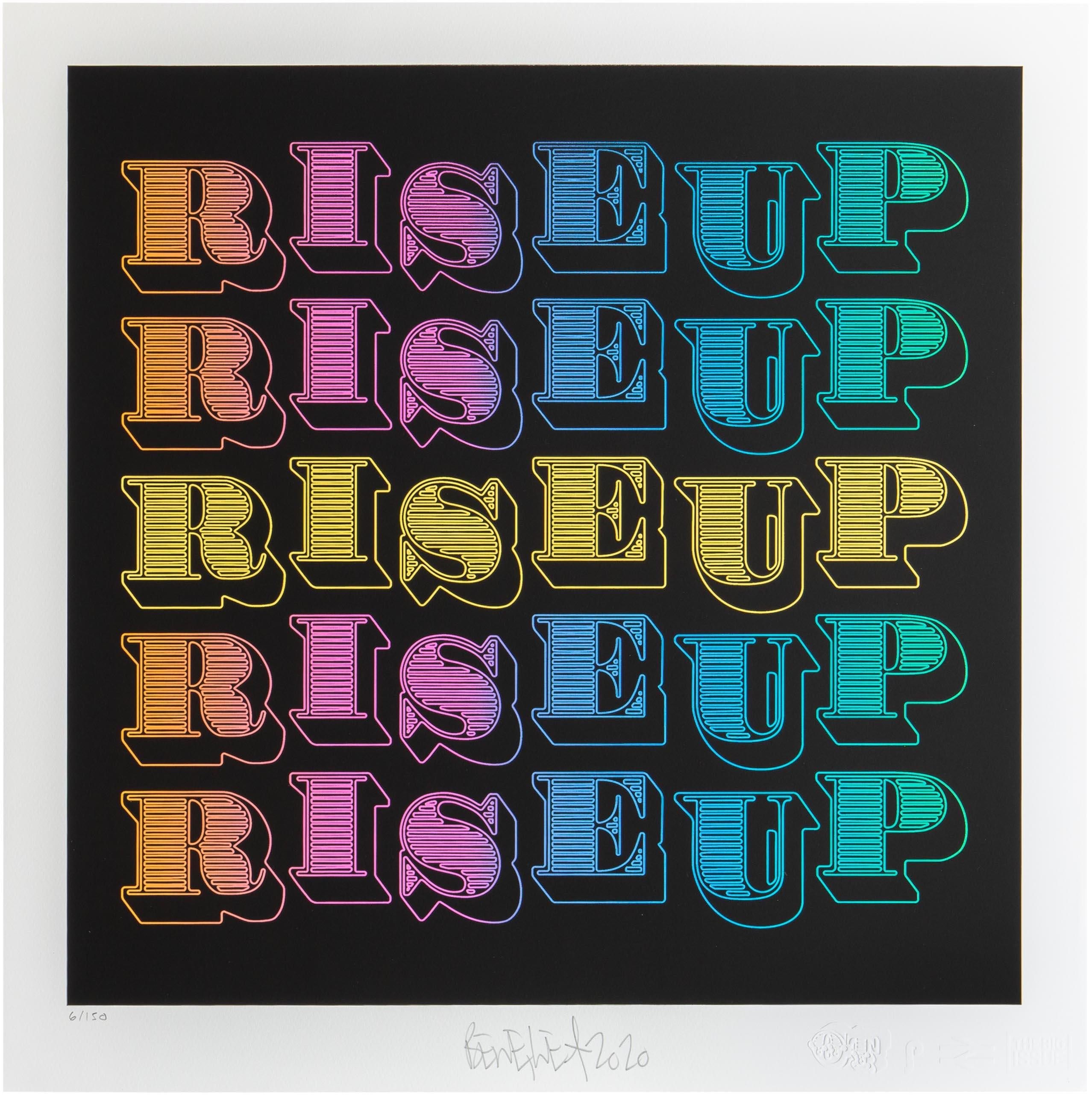 Ben Eine Print - Rise Up