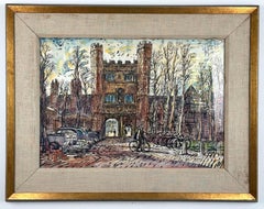 View of Trinity Gate, Trinity College, Cambridge UK.