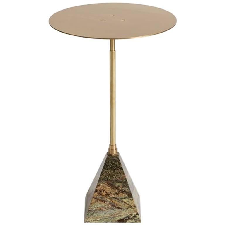 Blackened Ben Erickson, Cocktail Table with Telescopic Post, United States, 2016 For Sale
