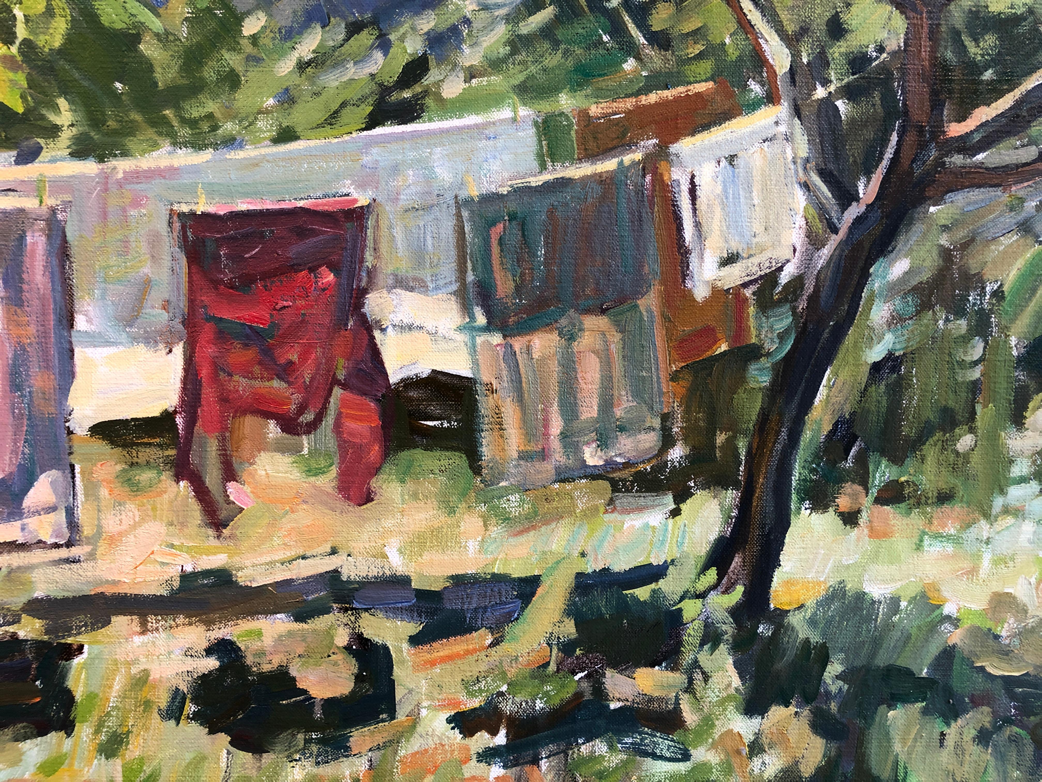 laundry landscape art