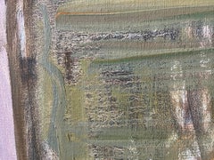 "Bed" Figurative, Impressionist painting of nude woman laying in bed