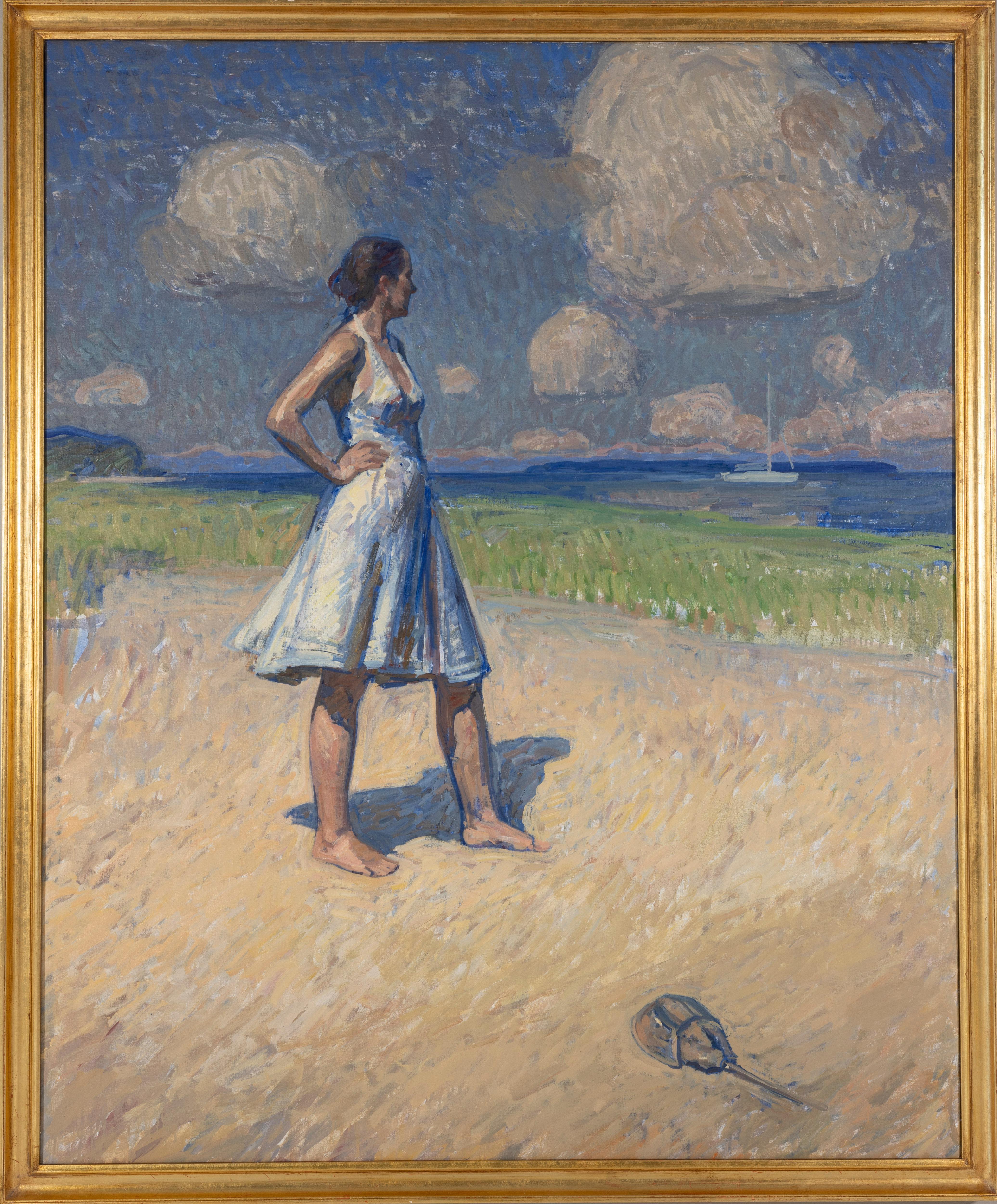 Granchio a ferro di cavallo - Painting di Ben Fenske