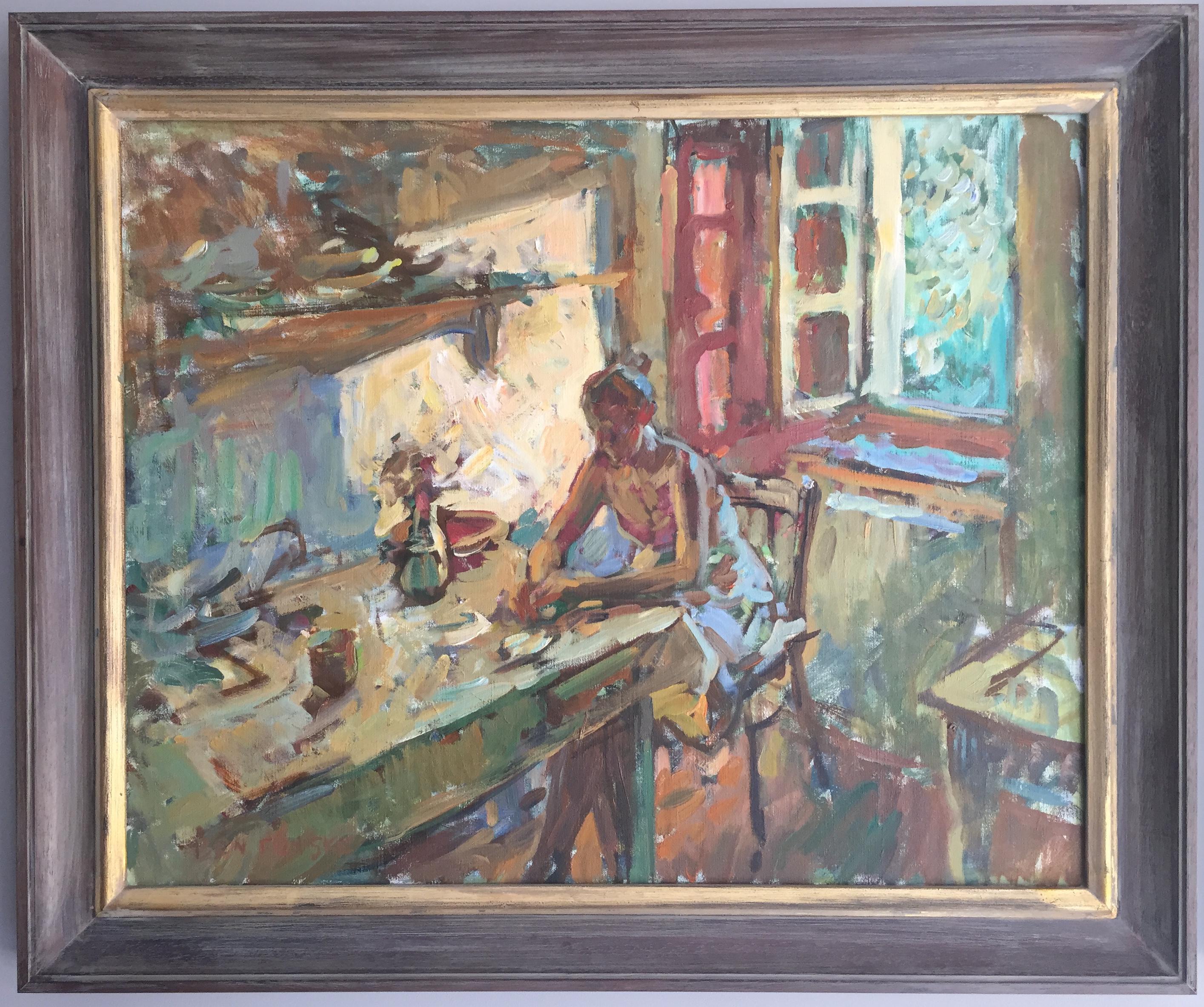 Kitchen - Painting by Ben Fenske