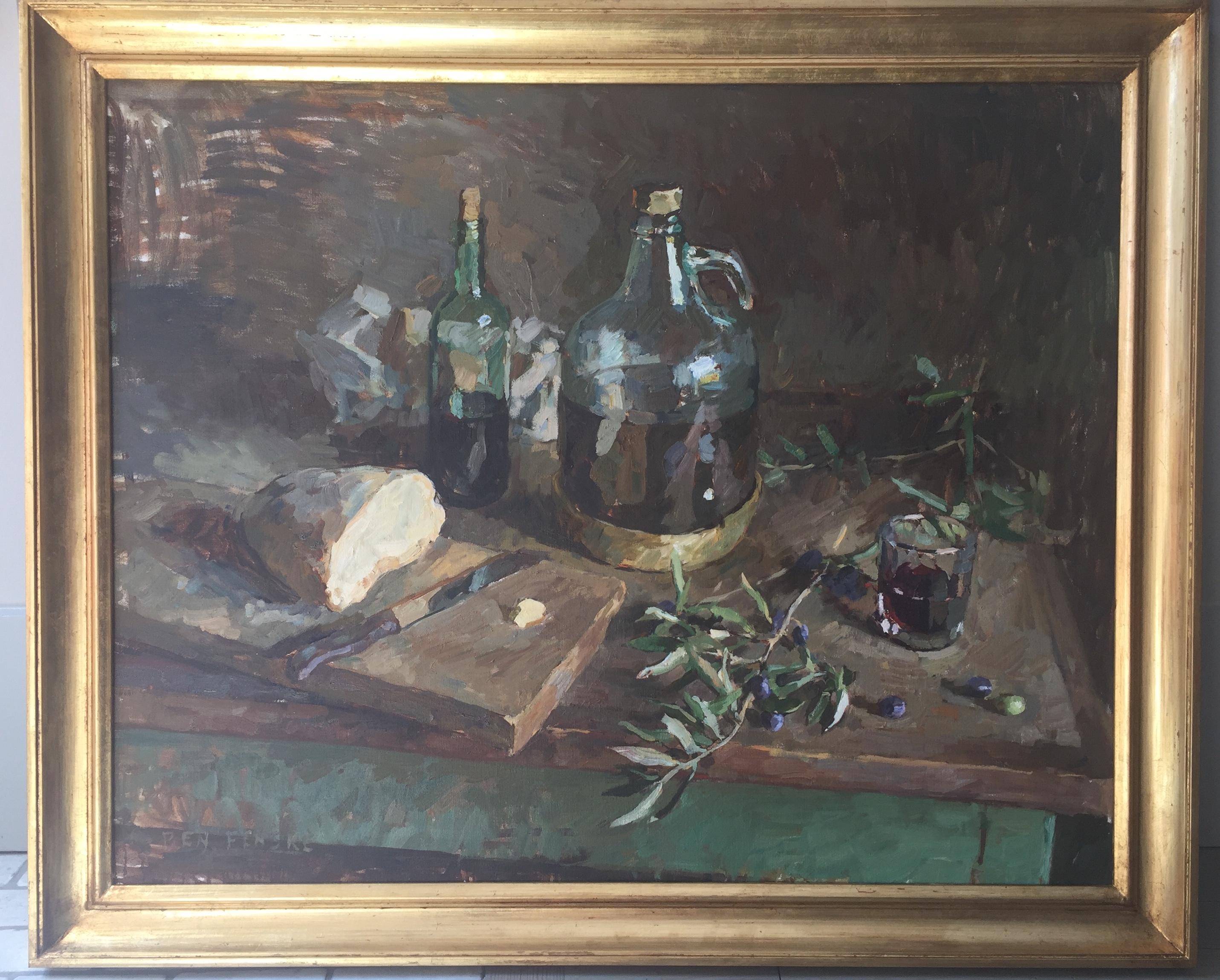 olive oil painting
