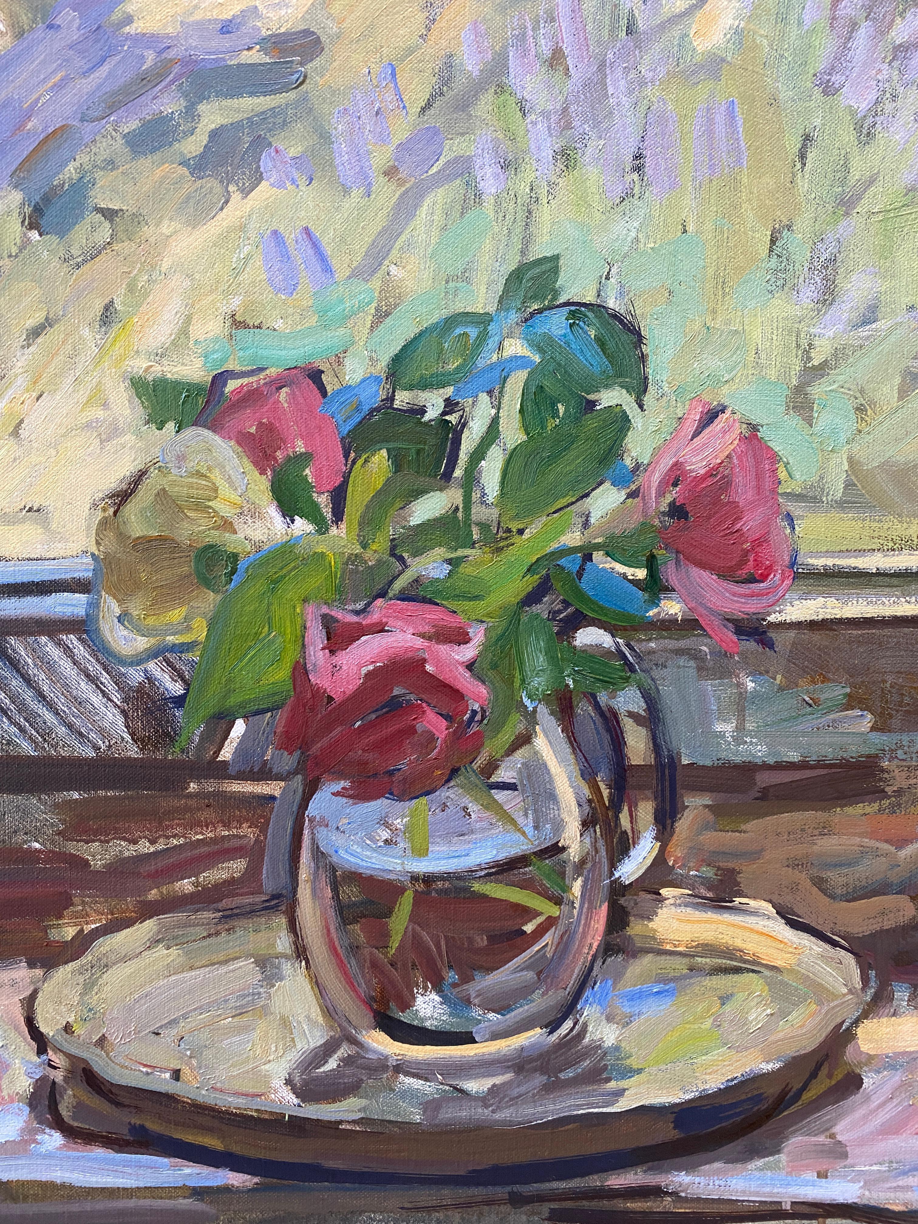 Open Window, June - Impressionist Painting by Ben Fenske
