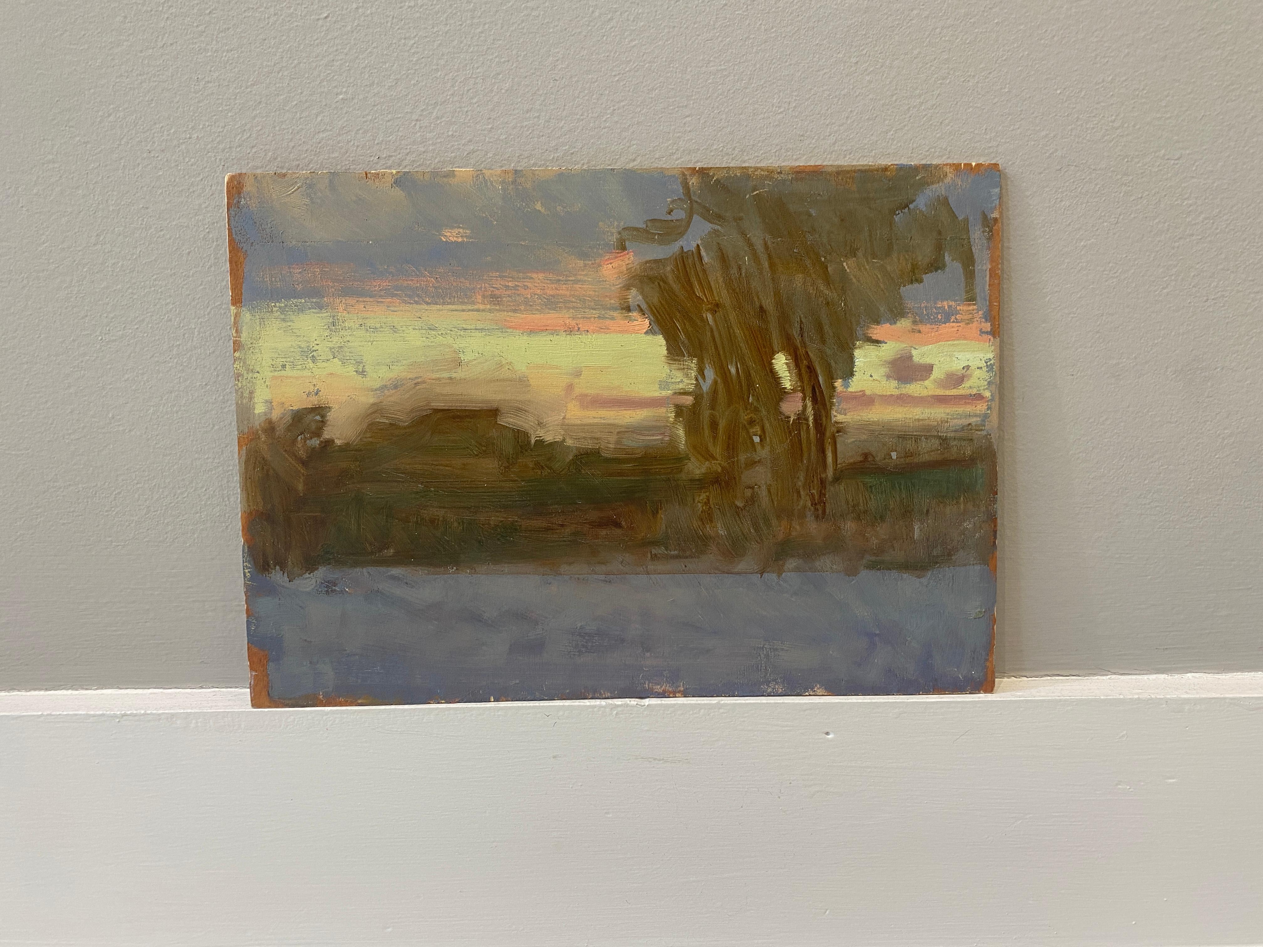 Sonntag Sonnenaufgang – Painting von Ben Fenske