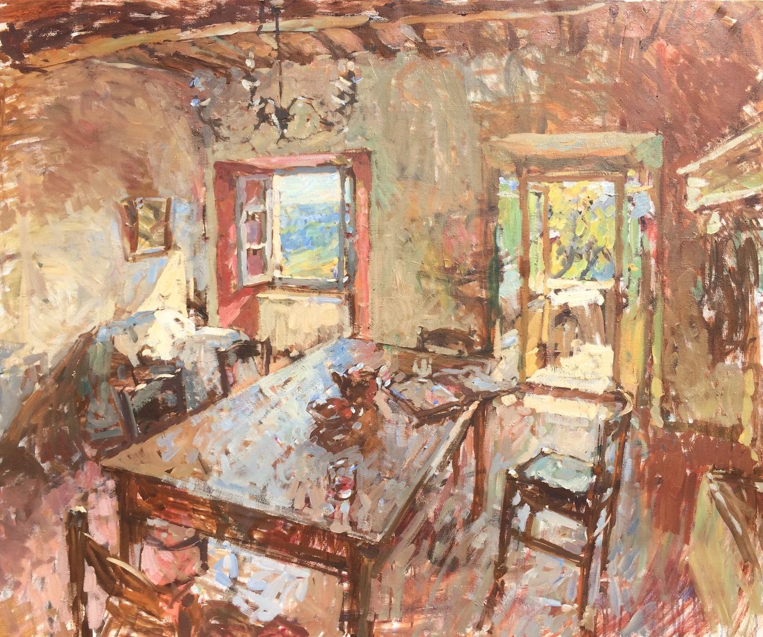 Ben Fenske Interior Painting - Sunlit Interior