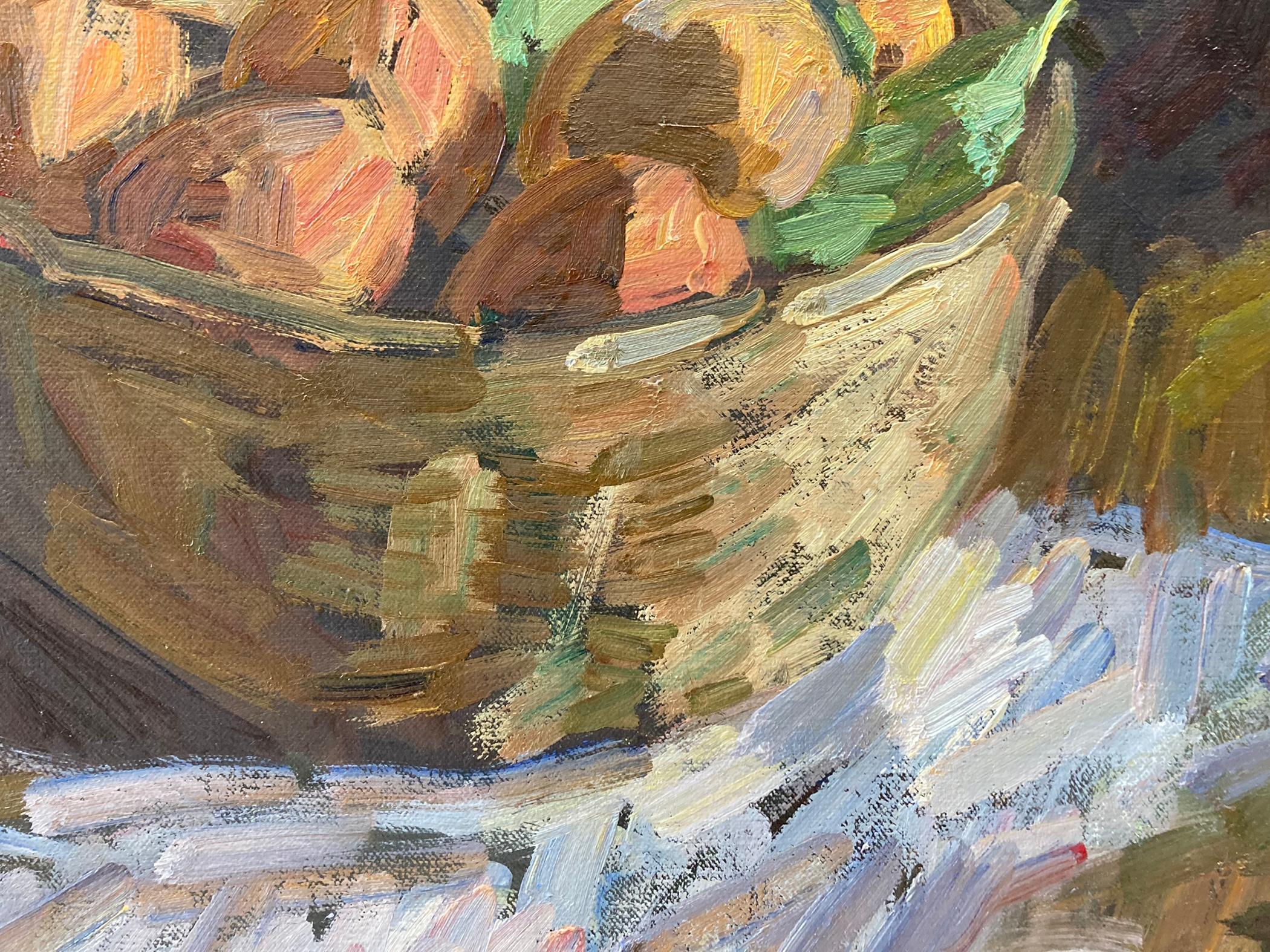 Esa tetera azul, Albaricoques - Interior Painting Gris de Ben Fenske