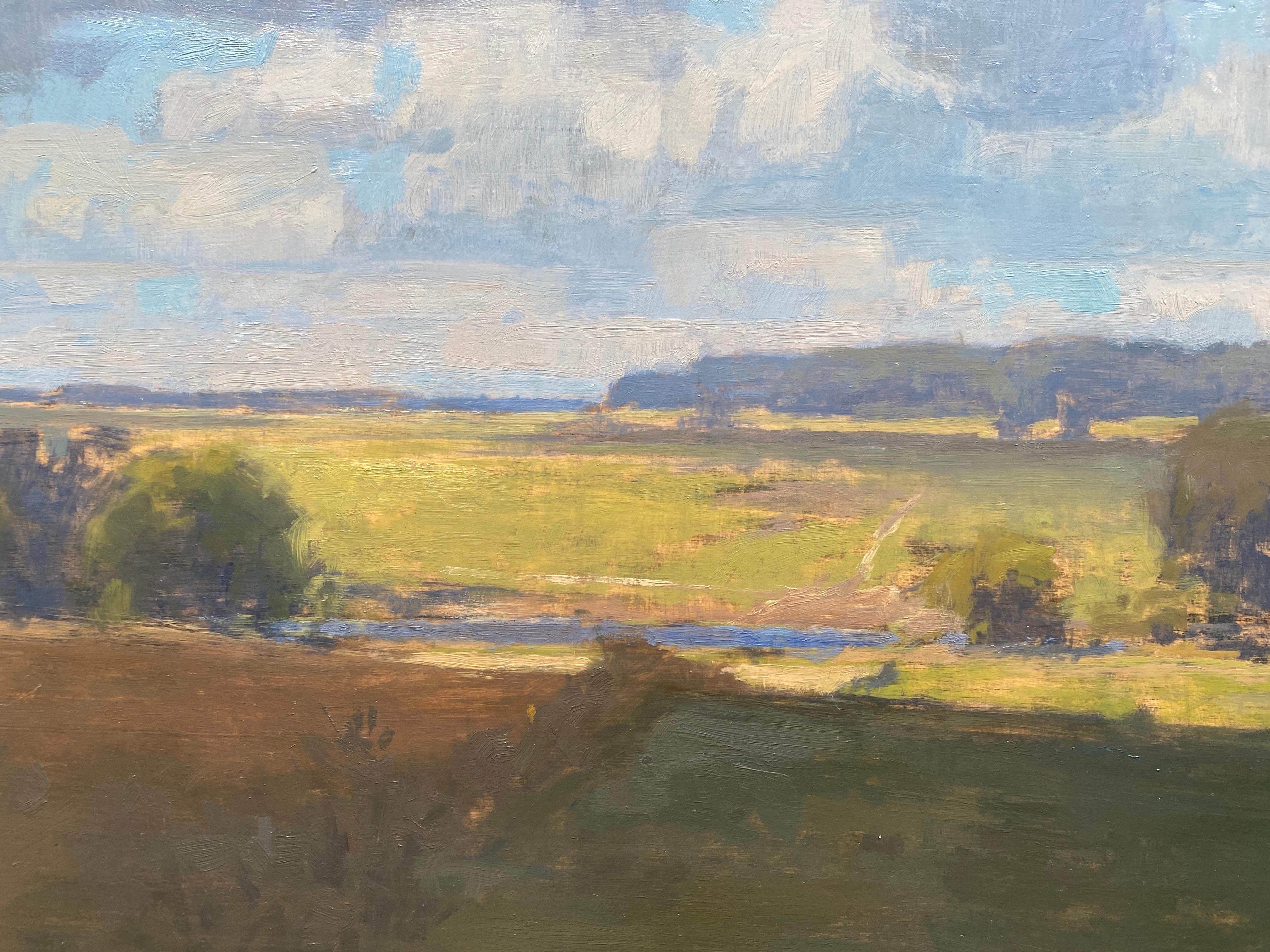 The Slough - American Impressionist Painting by Ben Fenske