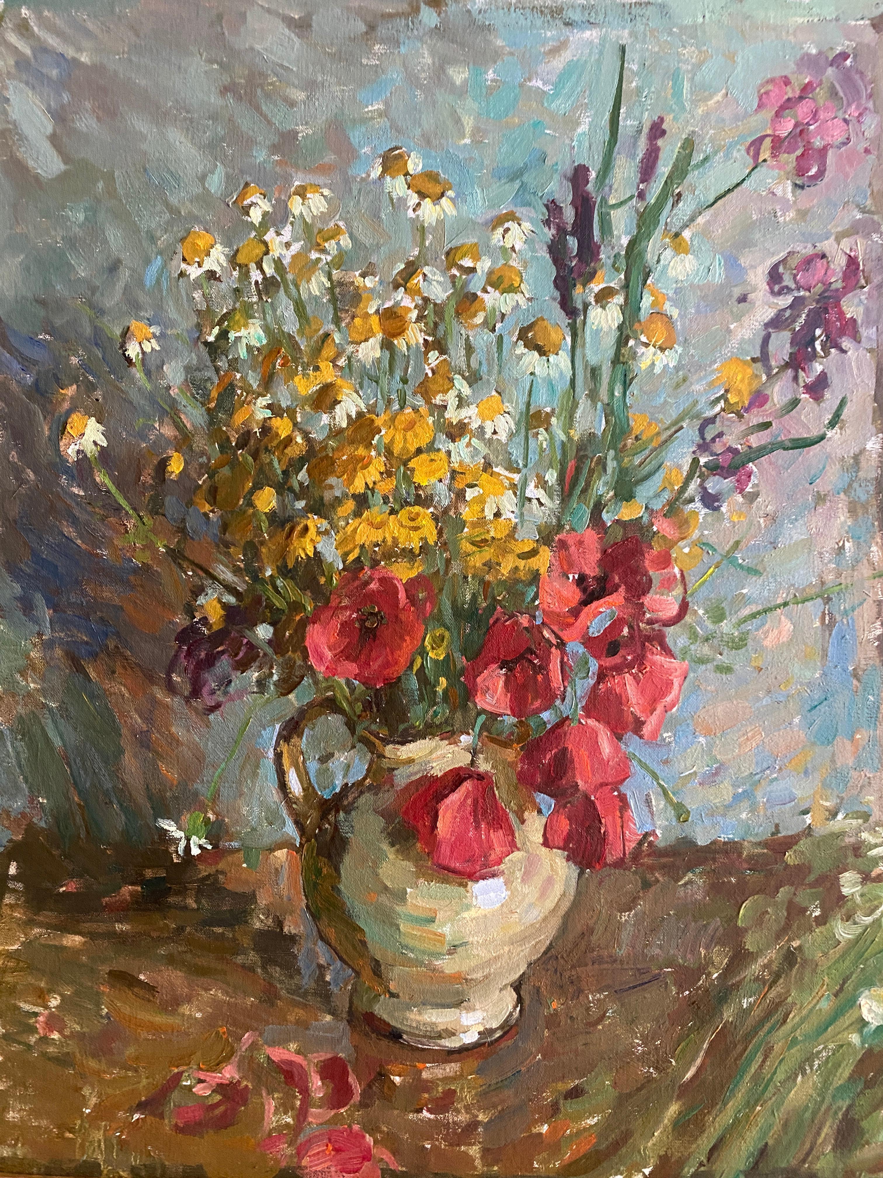 impressionist wildflower paintings