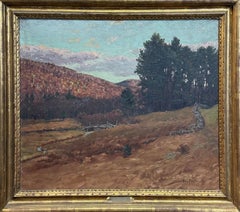 "Autumn Landscape" Ben Foster, Connecticut Impressionism, Tonalism, Skyscape