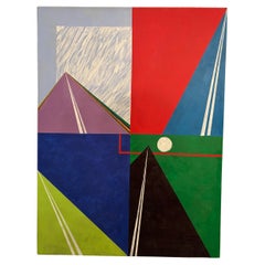 "Pont Ben Franklin" Peinture de Charles Domsky