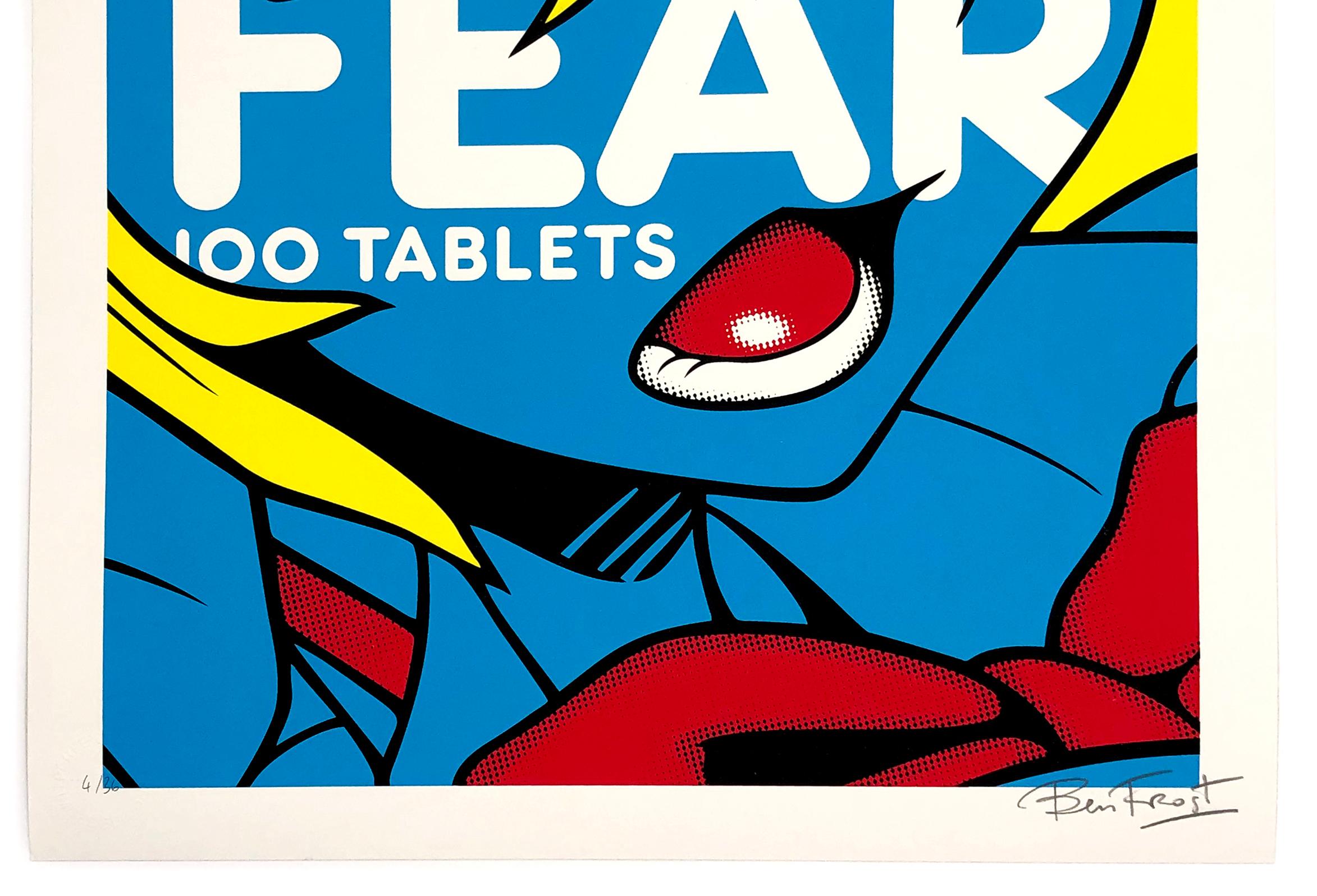 FEAR (BLUE) - Print by Ben Frost