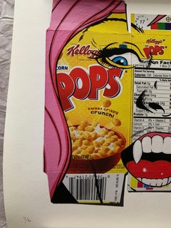 Popsacrifice Kelloggs Cereal Pops Impression giclée signée et numérotée Ben Frost