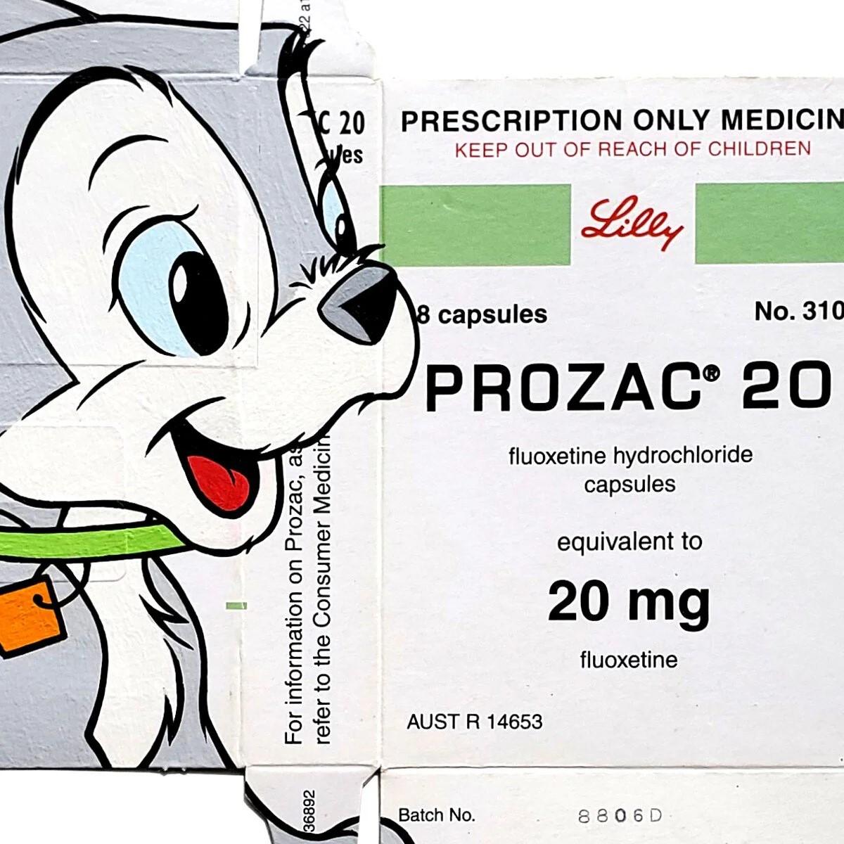 Sick Puppy Prozac Signed and Numbered Giclée Print Ben Frost For Sale 2