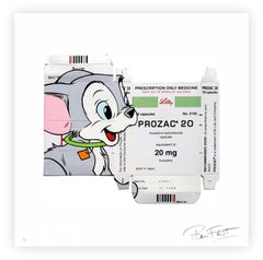 Sick Puppy Prozac Signed and Numbered Giclée Print Ben Frost