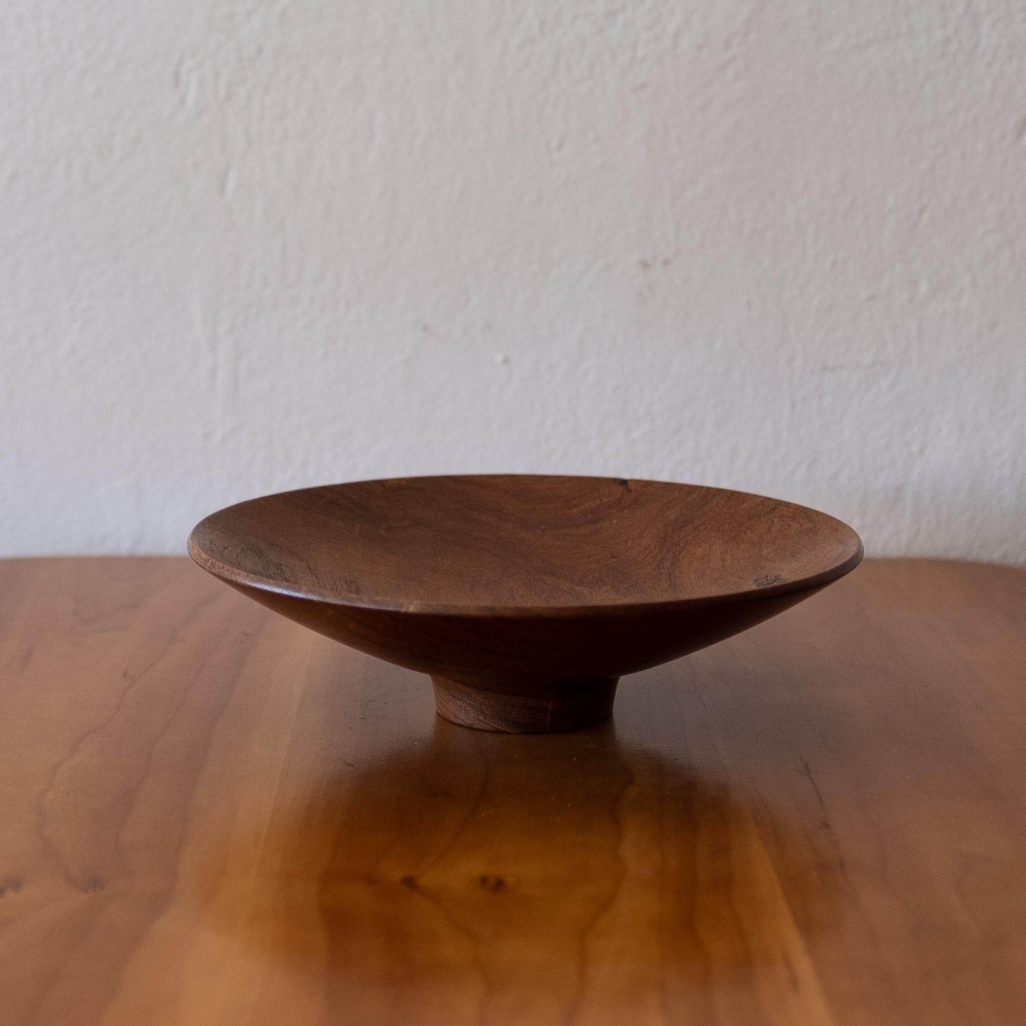 Wood turned bowl by Arizona artist, Ben Goo. Stamped 