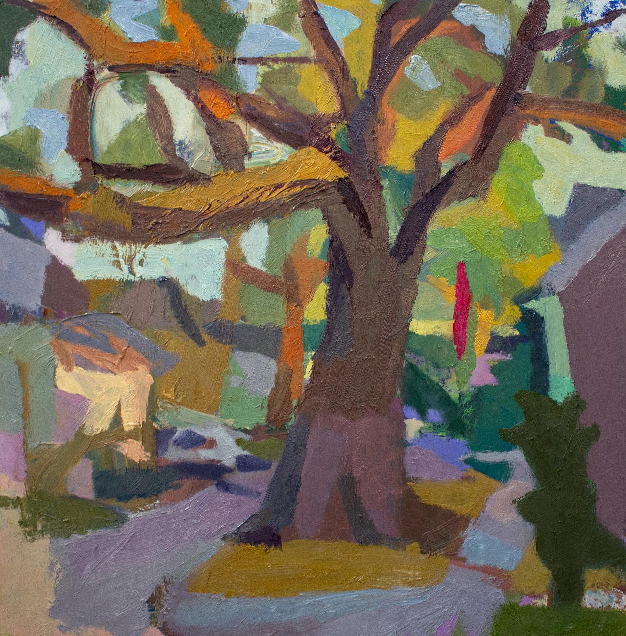 Ben Hamburger Landscape Painting – Langsam und mächtig