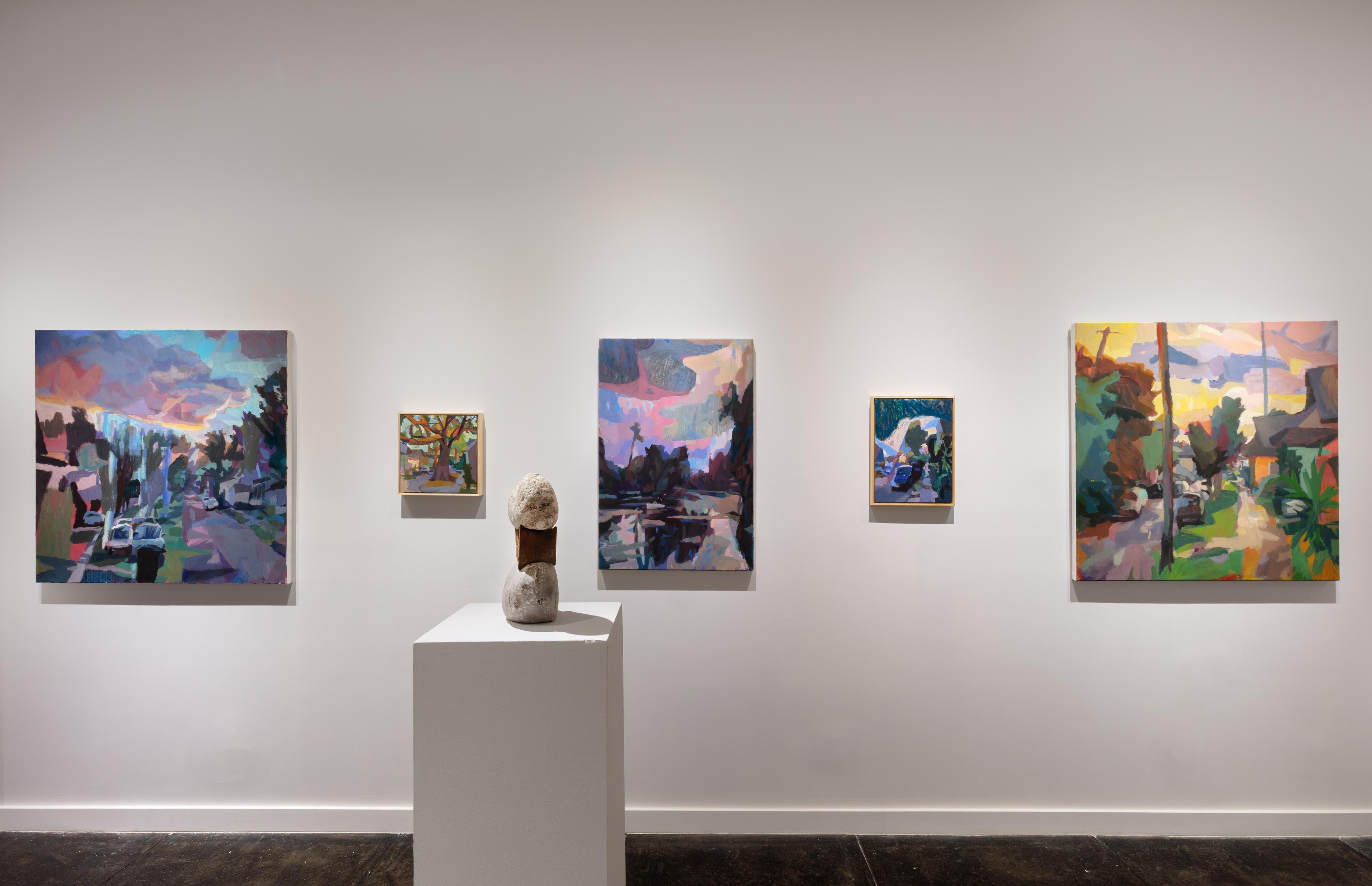 Die Wolke von gestern Abend – Painting von Ben Hamburger