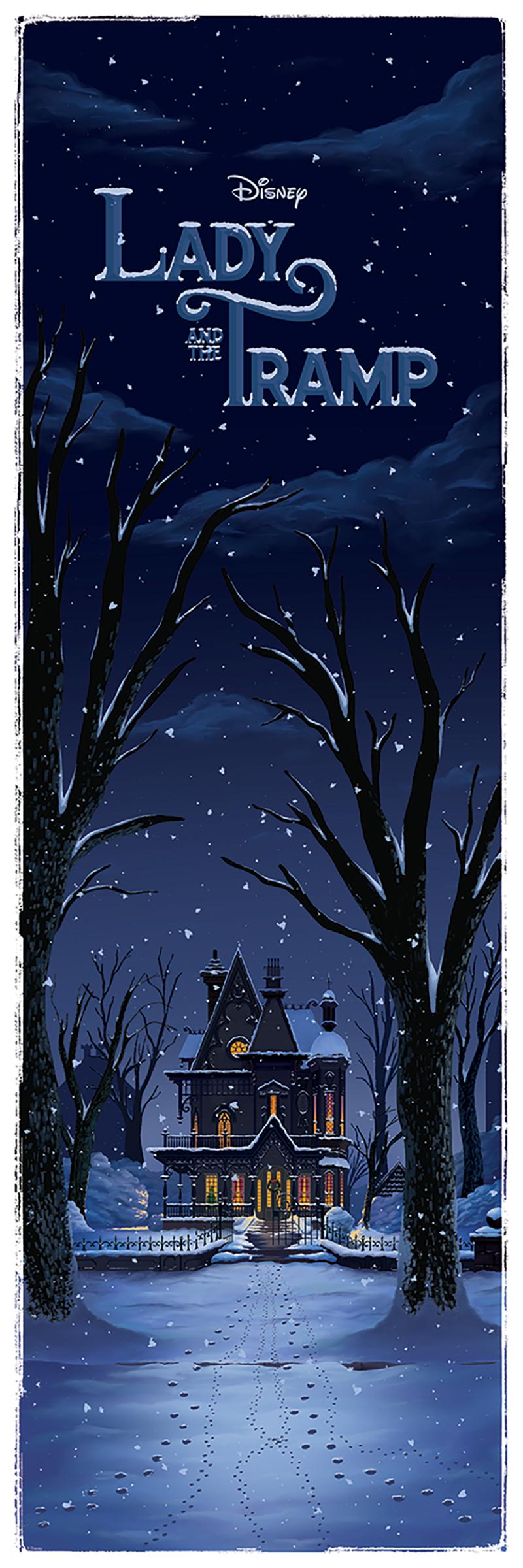 Ben Harman - Lady and the Tramp: Winter - Contemporary Cinema Film Movie Posters