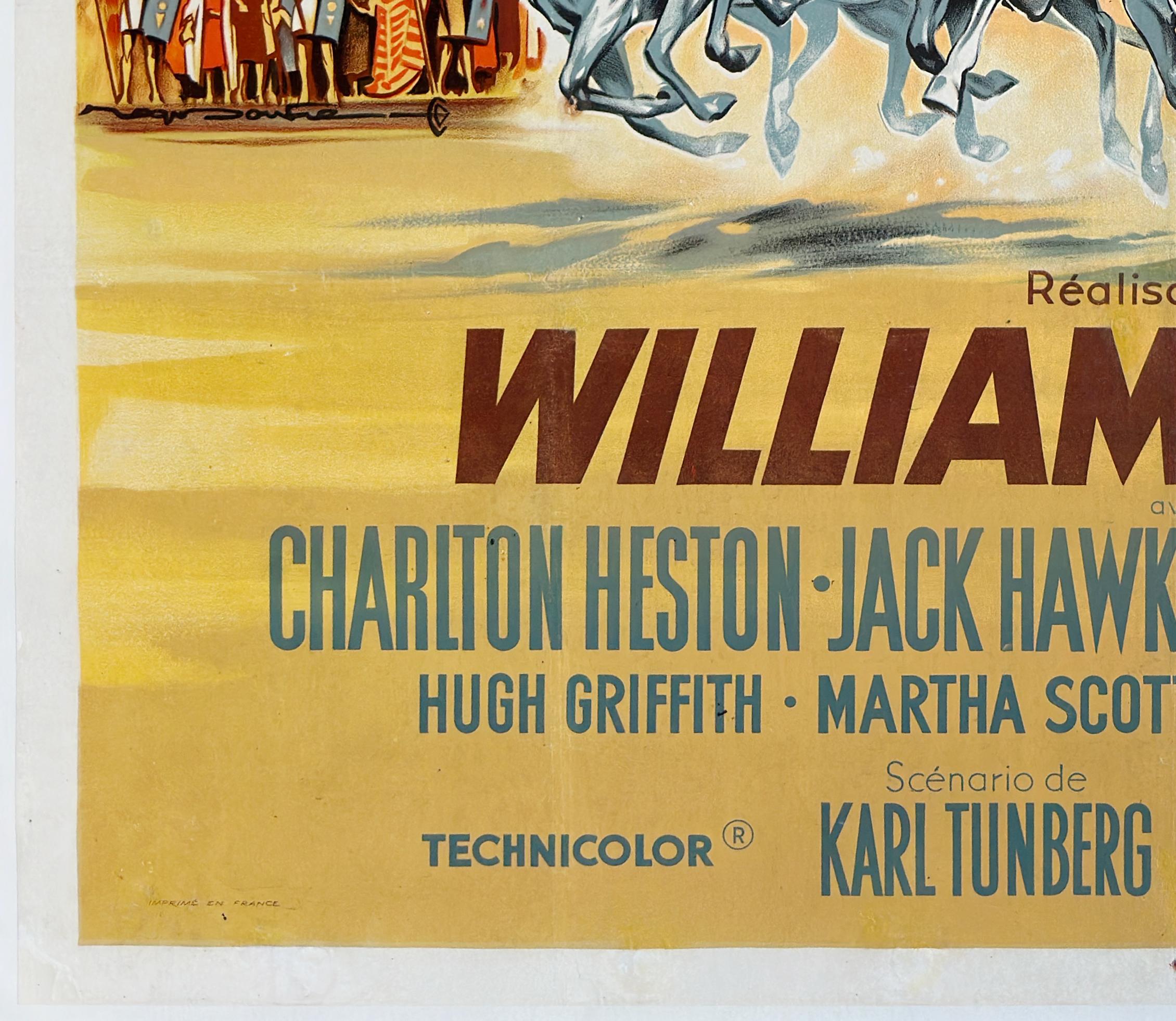 BEN HUR 1960 French Grande Film Movie Poster 2