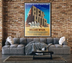 Ben Hur 1960 French Grande Style B Film Poster